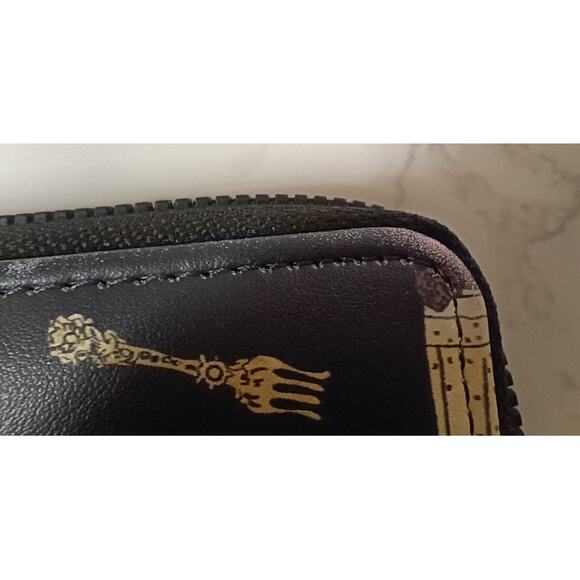 BETSEY JOHNSON Xokara French Dining Medium Zip-Around Wristlet - Picture 8 of 9